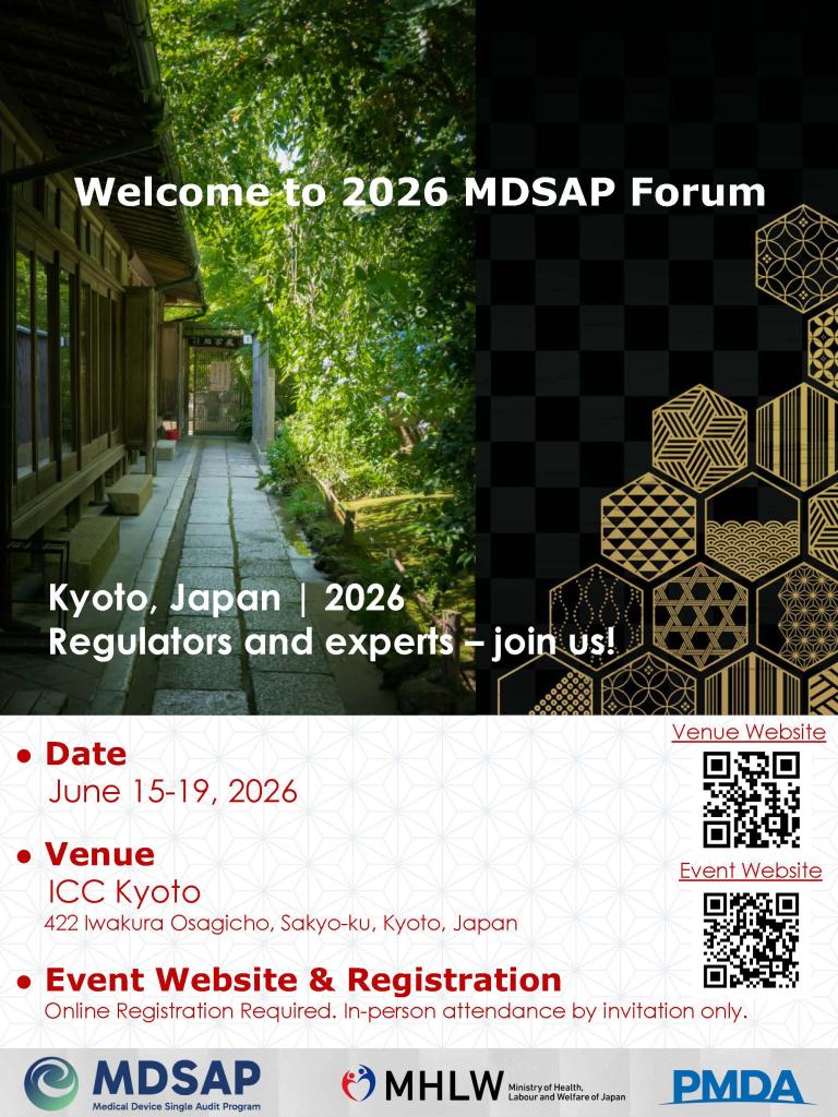 MDSAP 2026 Forum Flyer